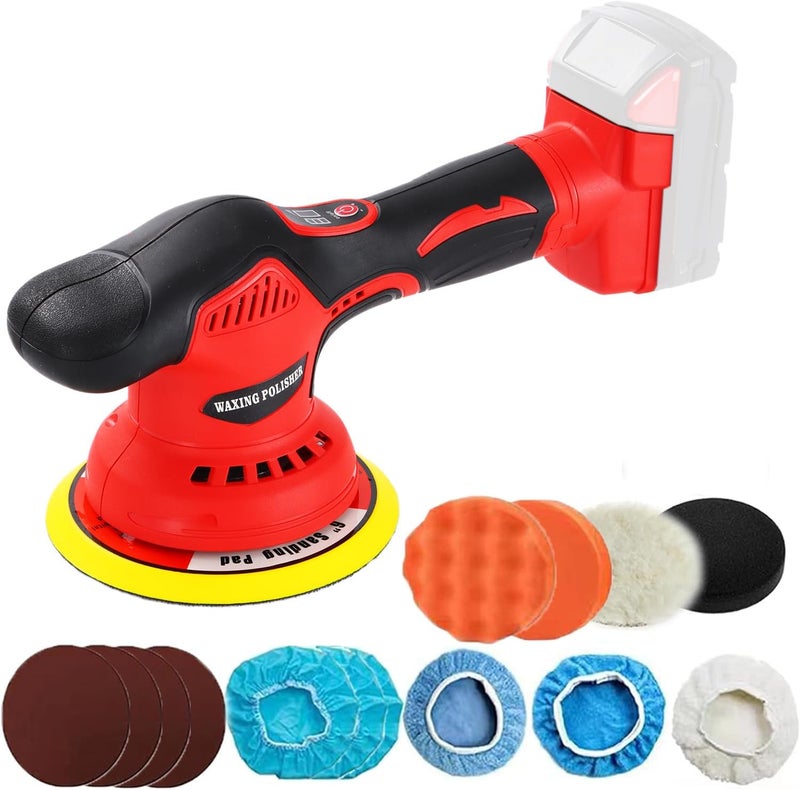 Alrigon Cordless Car Buffer Polisher for Milwaukee m18 Battery, Power Polisher for Car Detailing/Polishing/Waxing(Battery Not Included) - Image 1